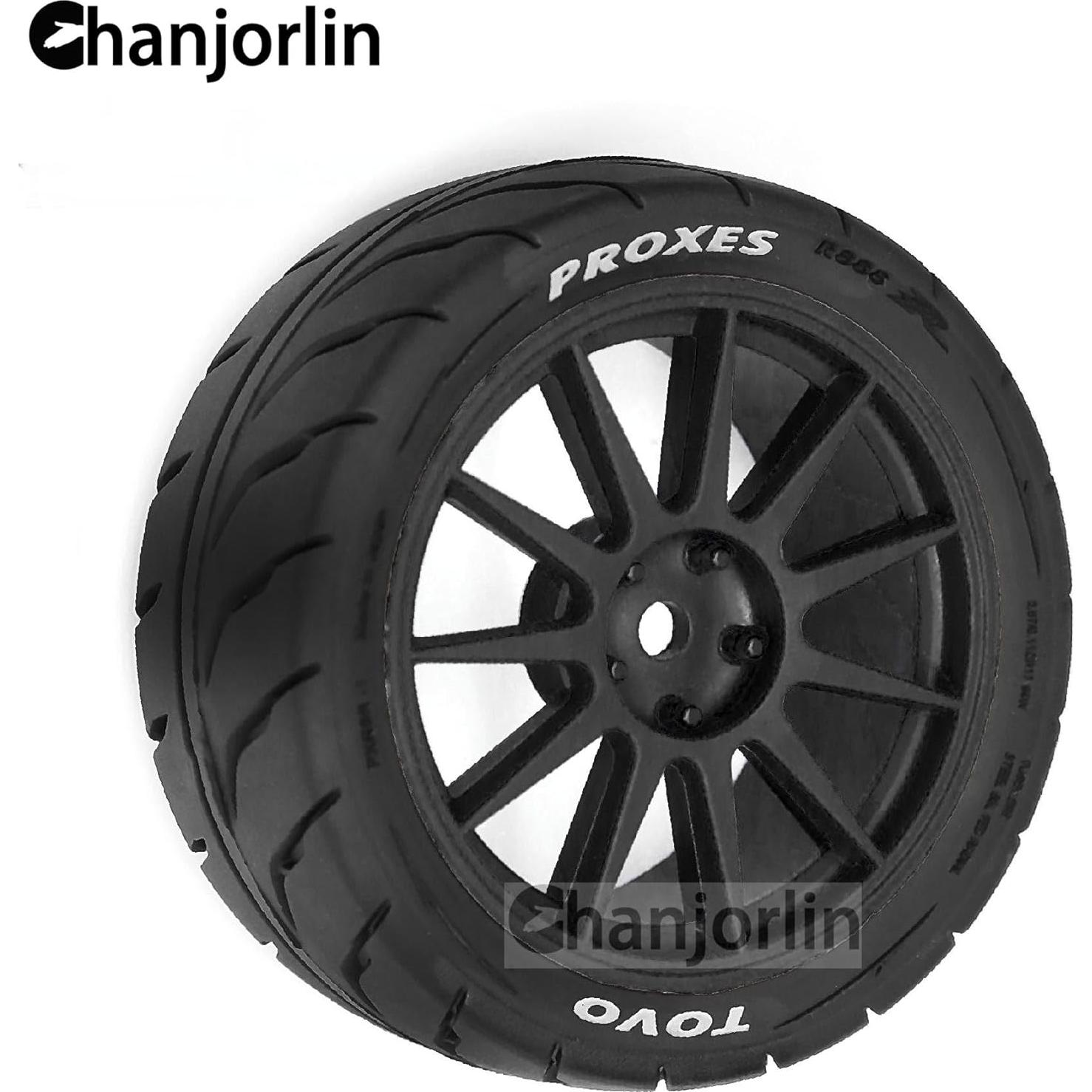 Neumáticos y Ruedas RC 1/10 Chanjorlin 4 Pcs Rally Drift 69mm