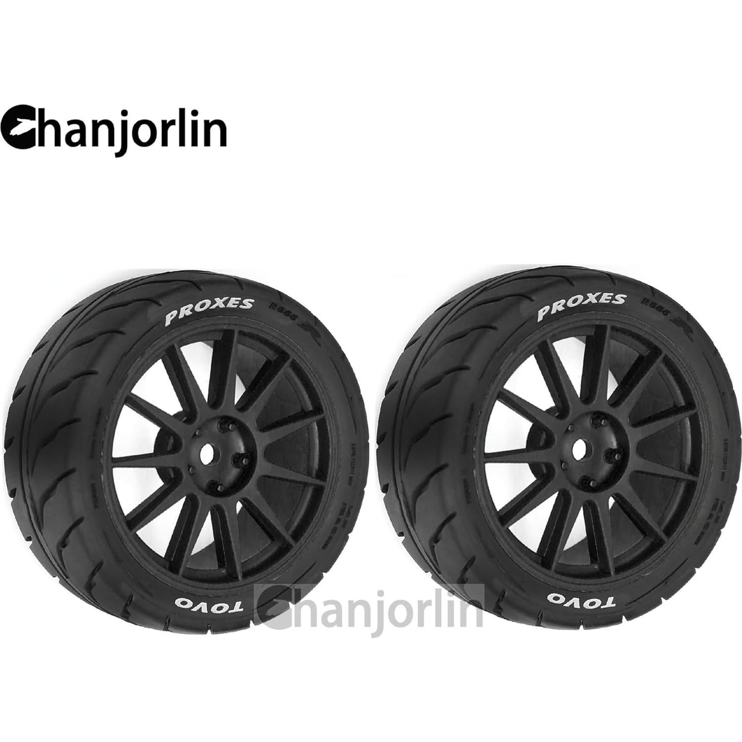 Neumáticos y Ruedas RC 1/10 Chanjorlin 4 Pcs Rally Drift 69mm