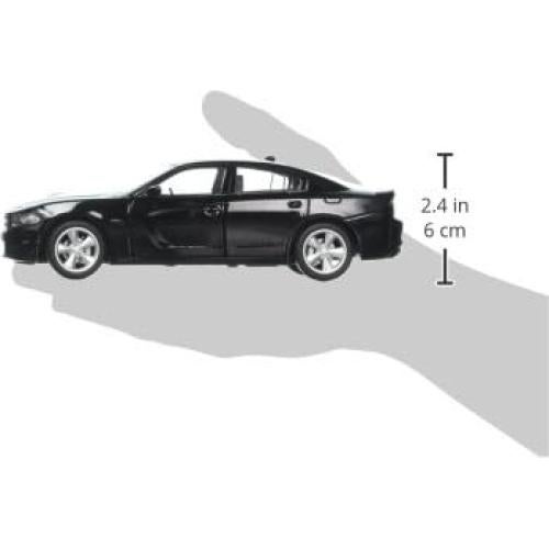 Auto a Escala 1:24 Welly Dodge Charger R/T Negro