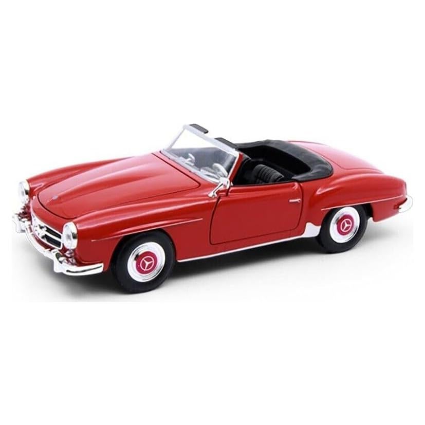 Modelo de Coche Diecast 1955 190 SL Rojo Welly 1/24