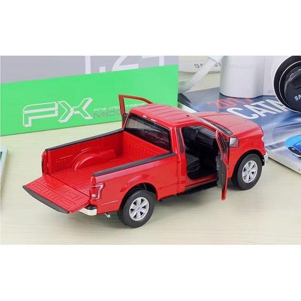 Coche Diecast Escala 1:24 Welly Ford F-150 2015 Rojo