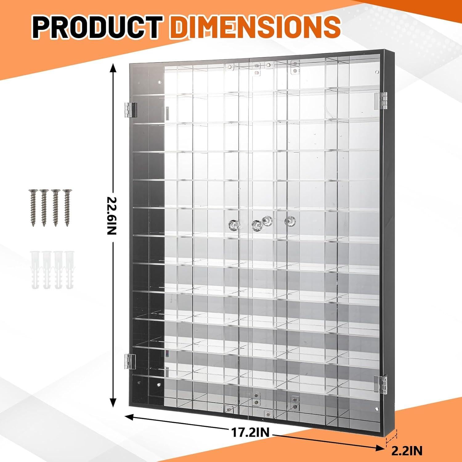 Estuche de Exhibición Acrílico Suzile para Automóviles 1/64