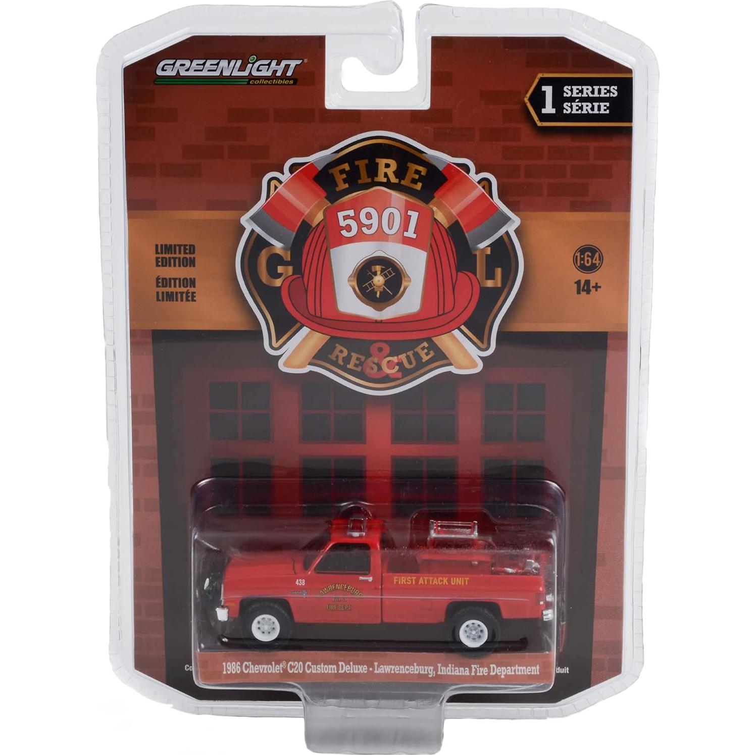 Camión Pickup Chevrolet C20 Custom Deluxe 1:64 Greenlight