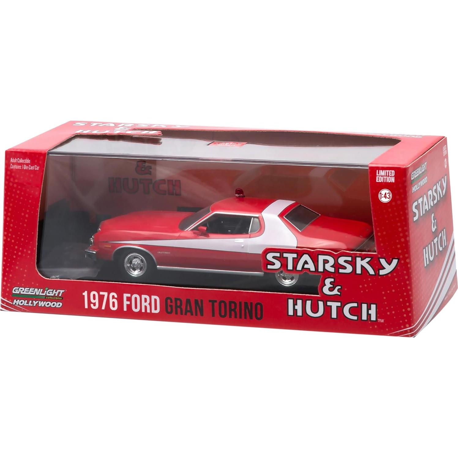Auto Diecast Greenlight 86442 Ford Gran Torino 1:43 Rojo