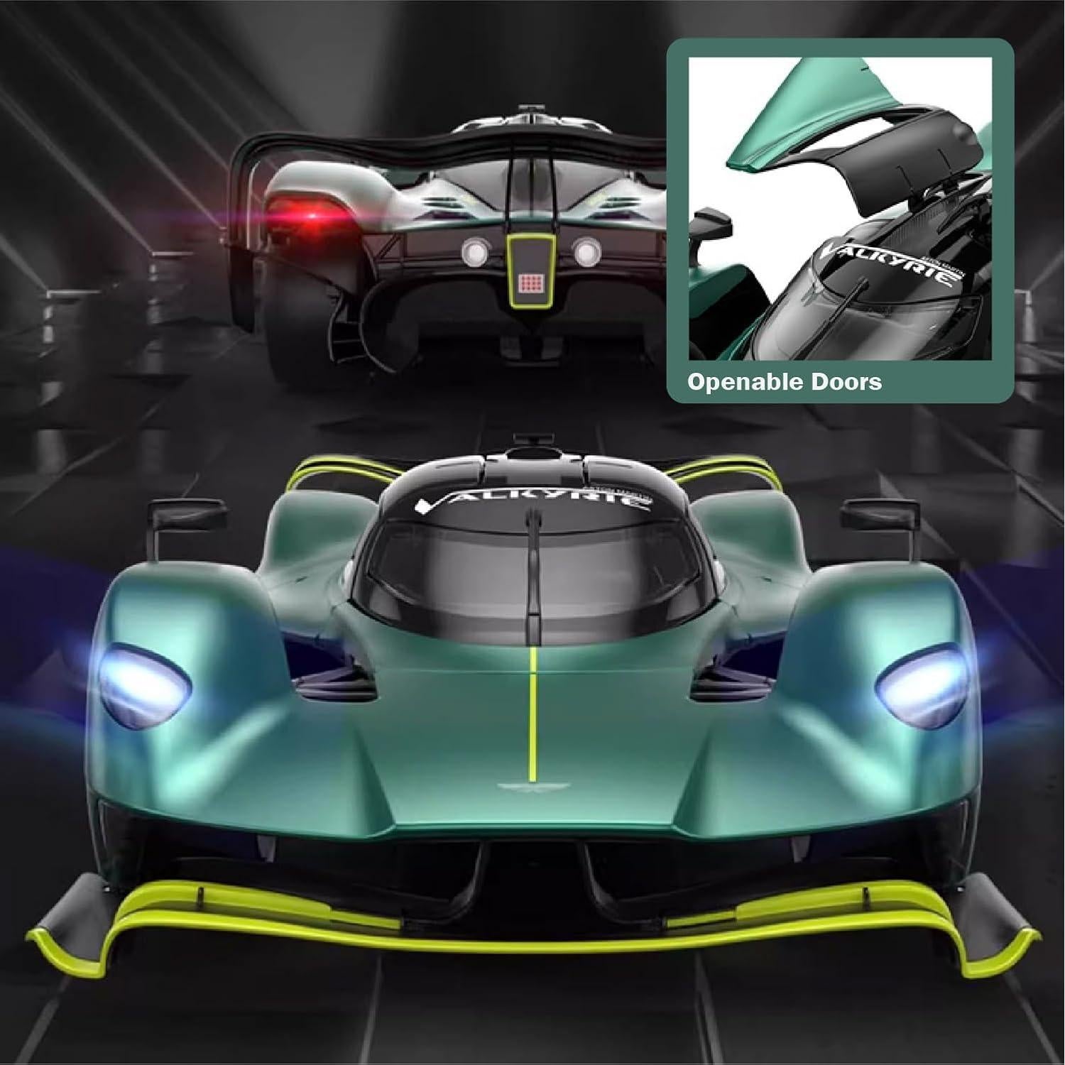 Coche RC Aston Martin Valkyrie AMR Pro 1:14 Verde Oscuro