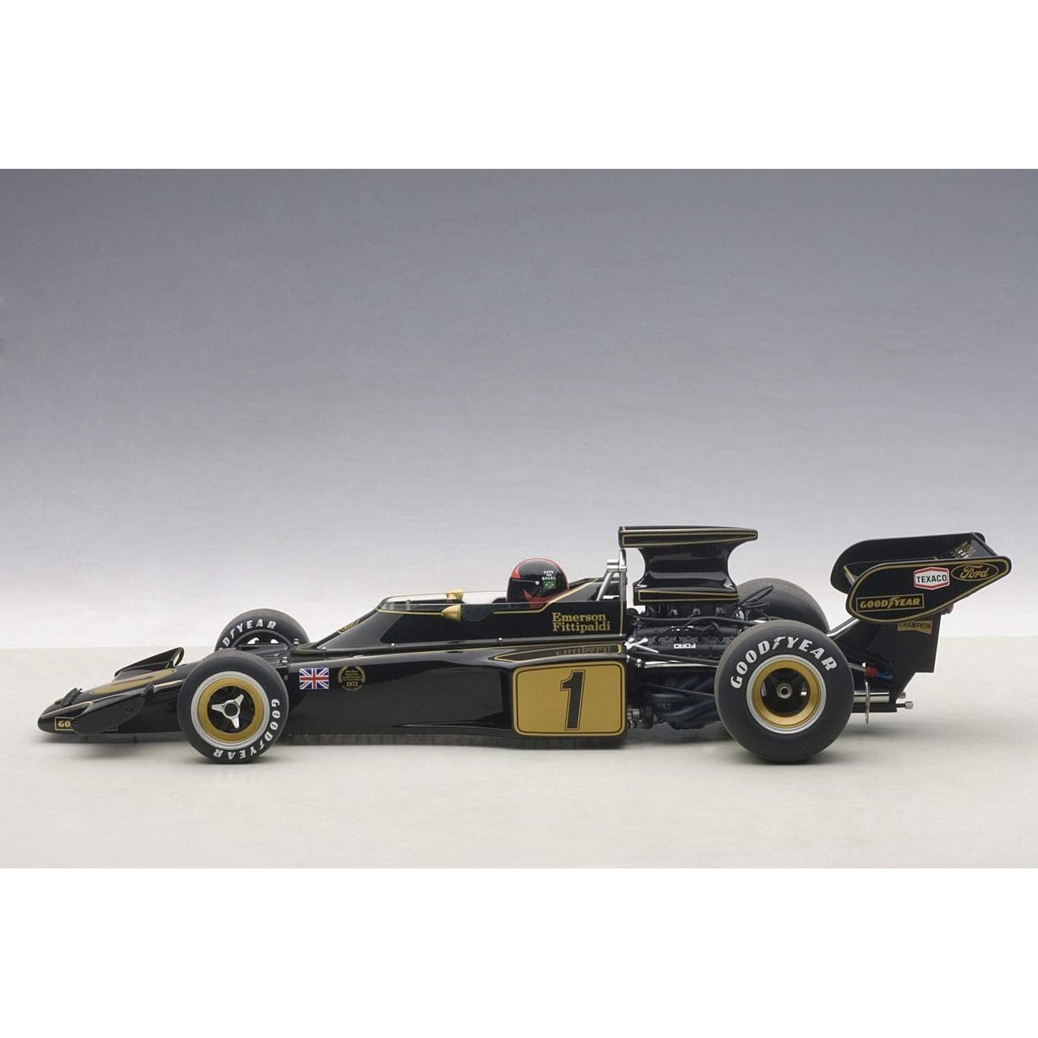 Autoart Lotus 72E 1973 Emerson Fittipaldi 1:18 con figura