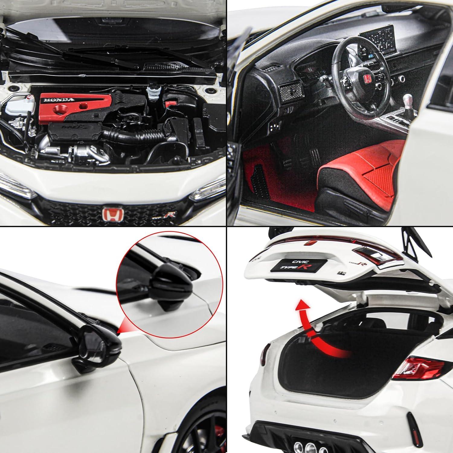 Modelo Diecast 1/18 Honda Civic Type-R FL5 Blanco