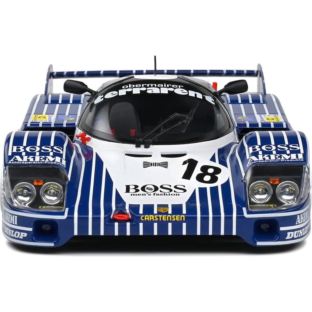 Auto a Escala 1:18 Solido Porsche 956LH #18 Negro