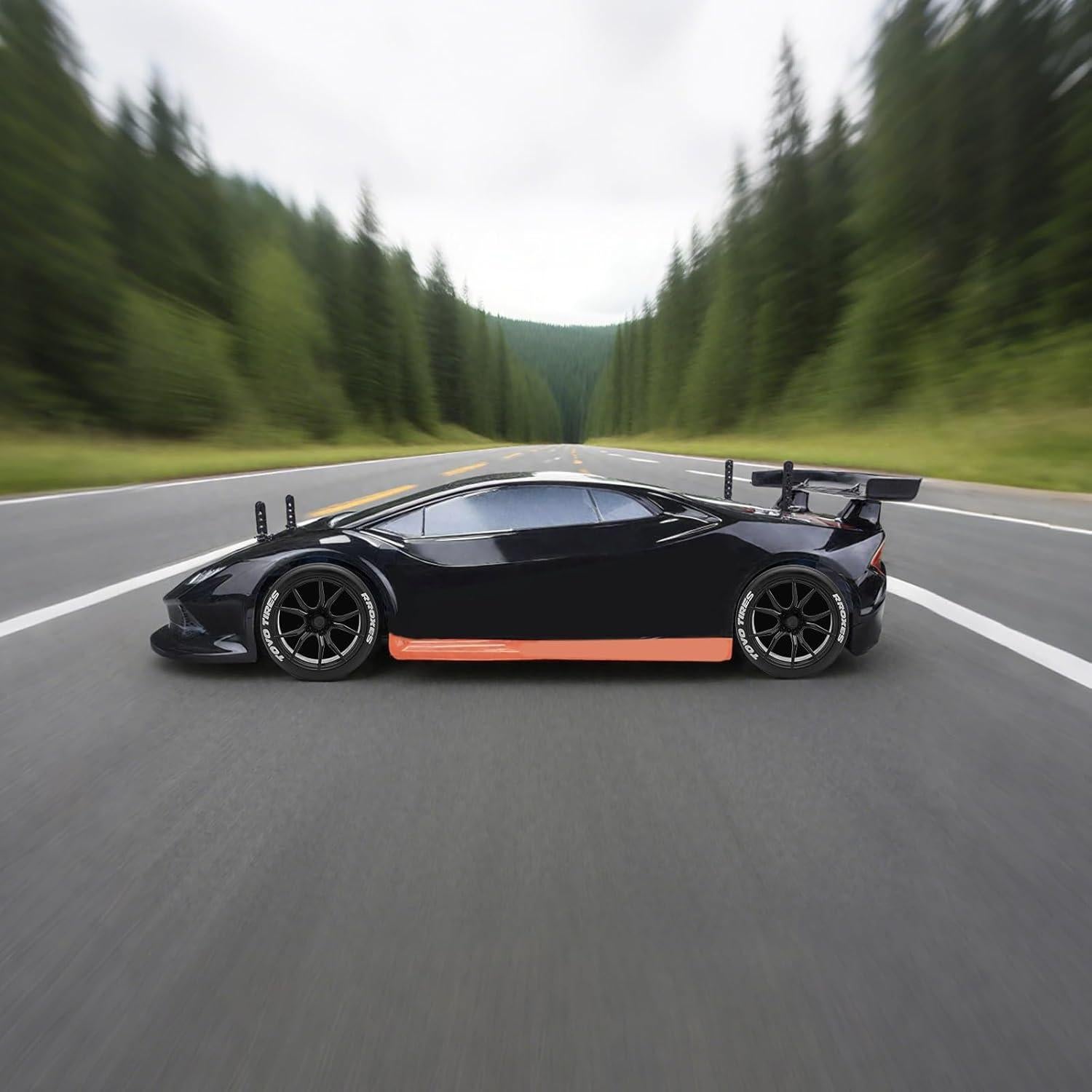 Neumáticos y Ruedas de Drift RC Daitoku 1/10 65mm Negro