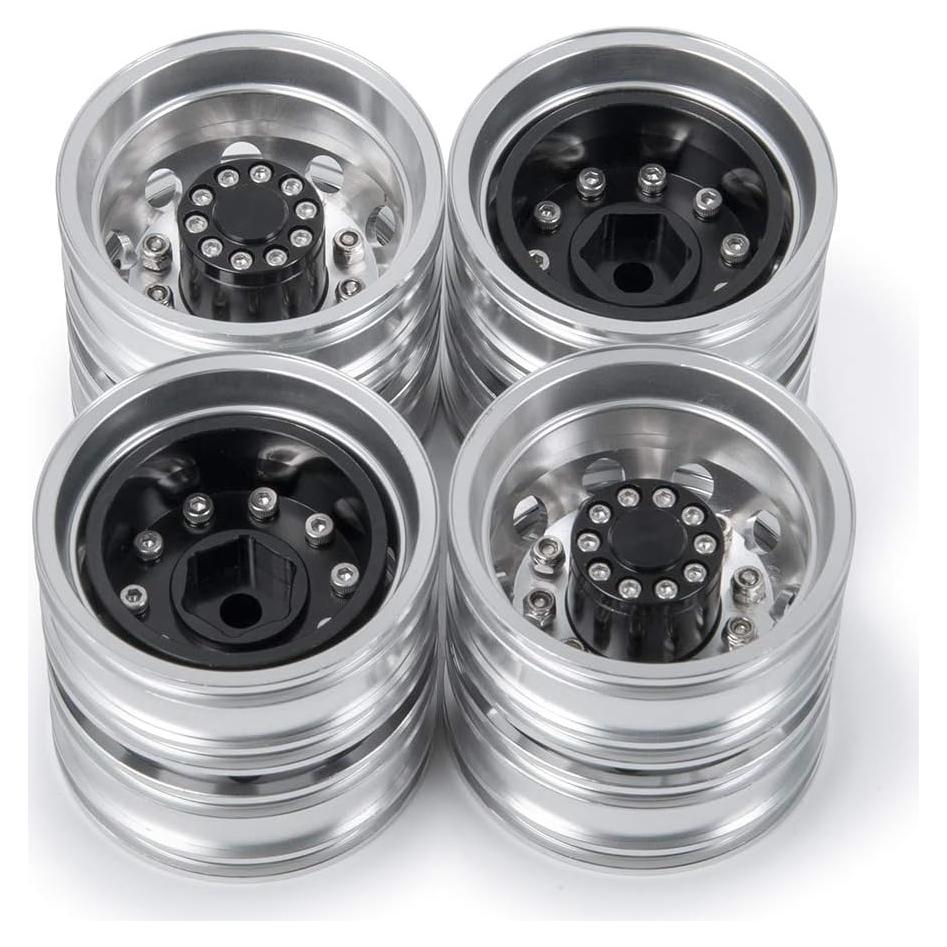 Llantas de Aleación RC-Hub 4pcs para Camiones Tamiya 1/14