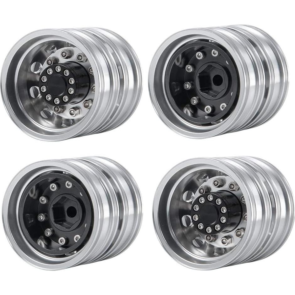 Llantas de Aleación RC-Hub 4pcs para Camiones Tamiya 1/14