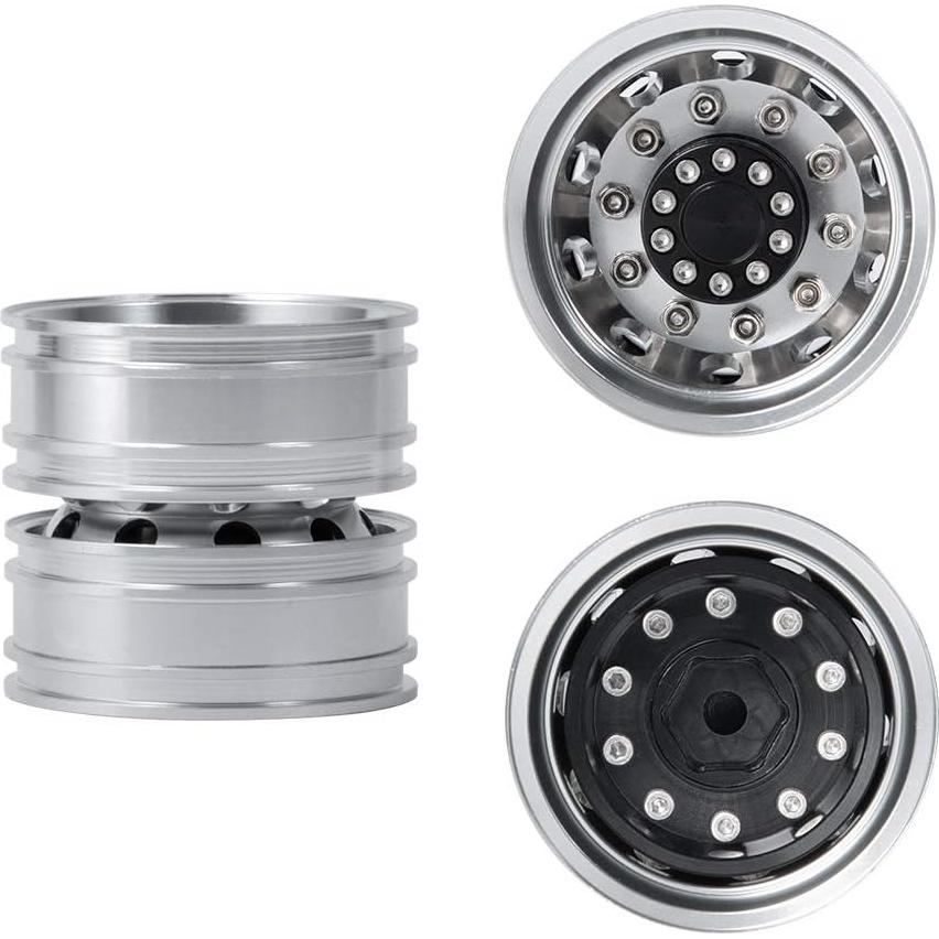 Llantas de Aleación RC-Hub 4pcs para Camiones Tamiya 1/14