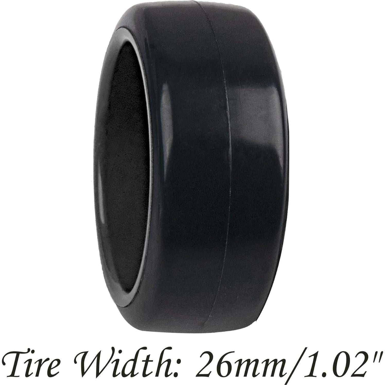 Ruedas de Neumáticos de Goma 1/10 HIRCQOO 5 Radios 12 mm