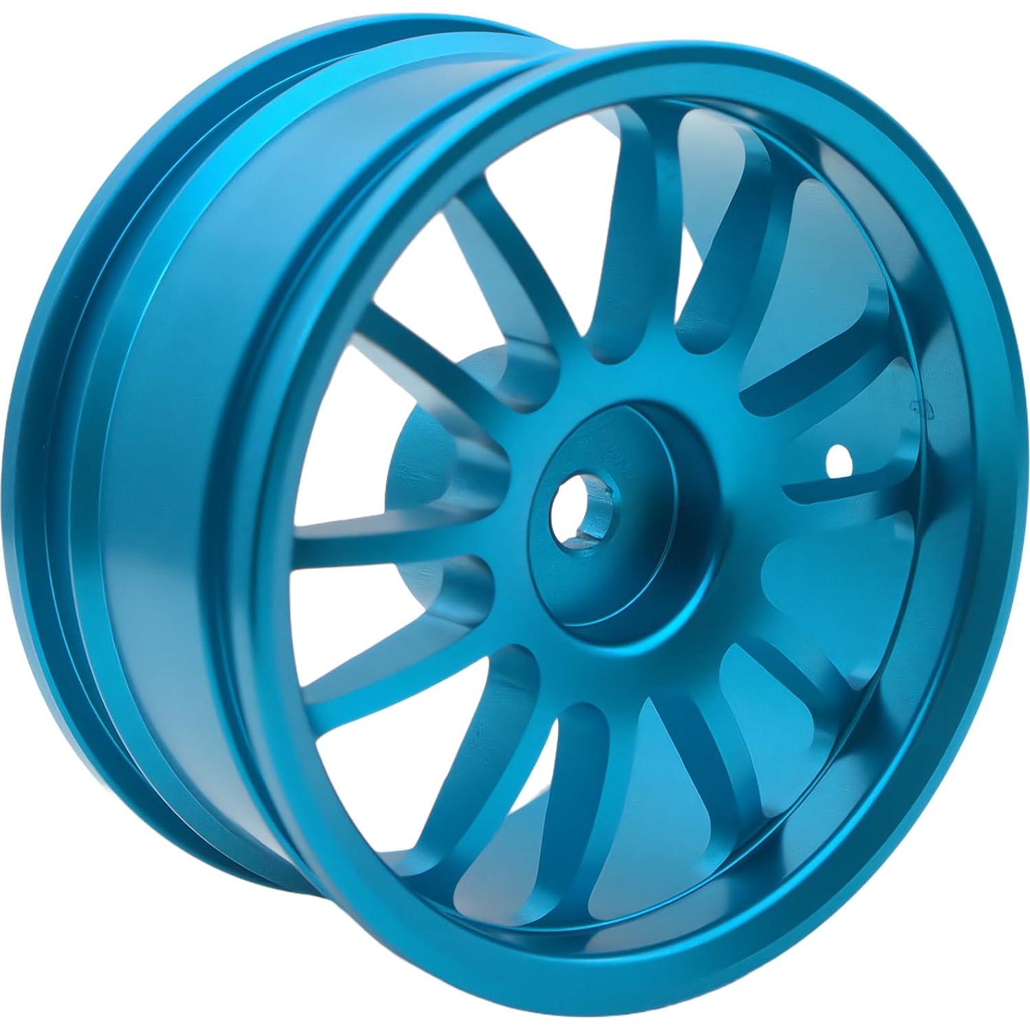 Neumáticos de Drift RC 1/10 Aluminio Azul 4Pcs 52mm Tamiya Traxxas