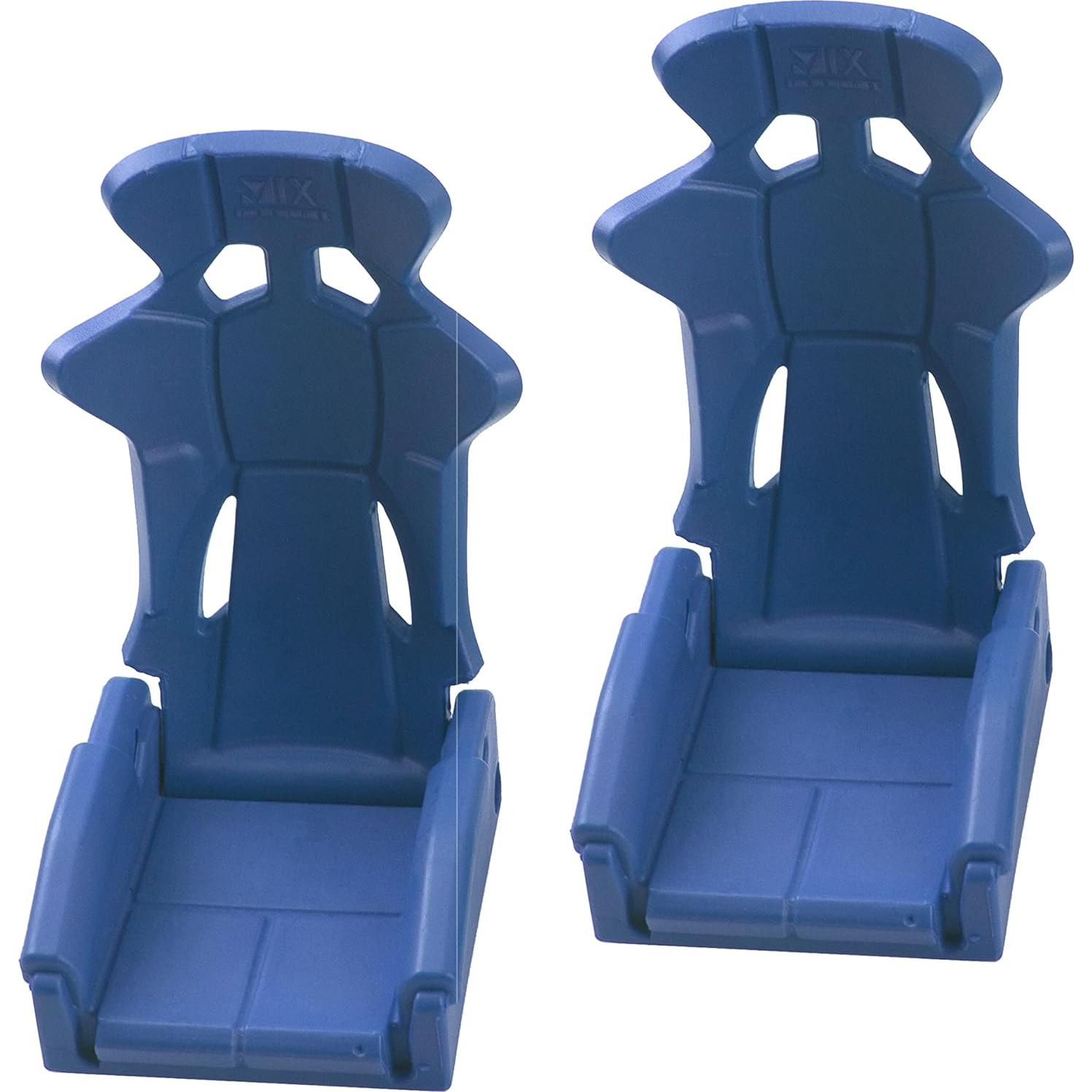 Asientos de Simulación RC Vgoohobby 2Pcs Azul para Crawler 1/10