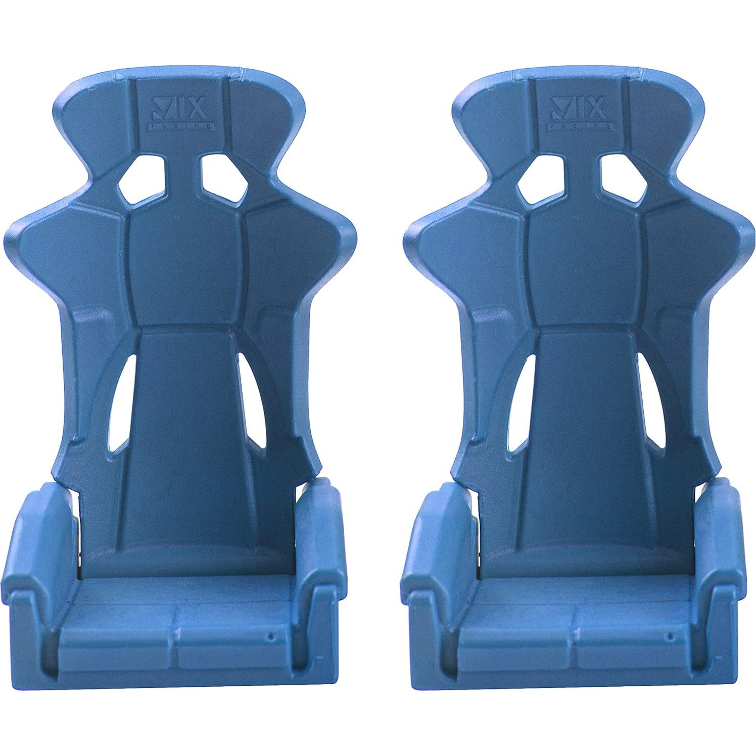 Asientos de Simulación RC Vgoohobby 2Pcs Azul para Crawler 1/10