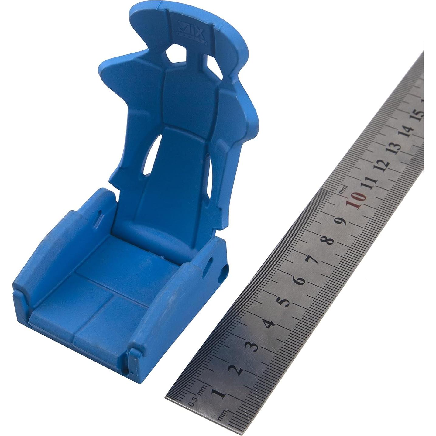 Asientos de Simulación RC Vgoohobby 2Pcs Azul para Crawler 1/10