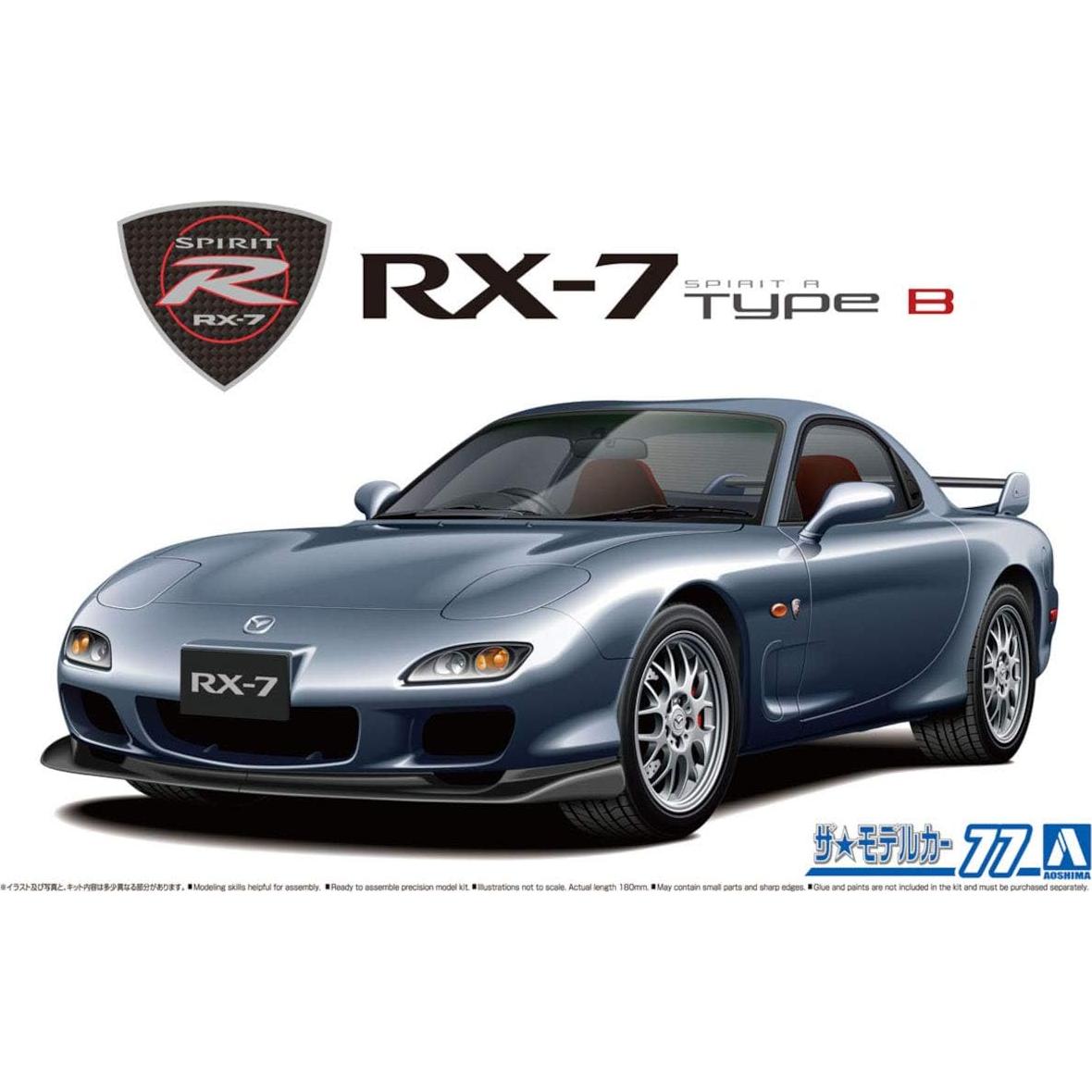 Kit de Modelo Aoshima Mazda FD3S RX-7 Spirit R 1:24