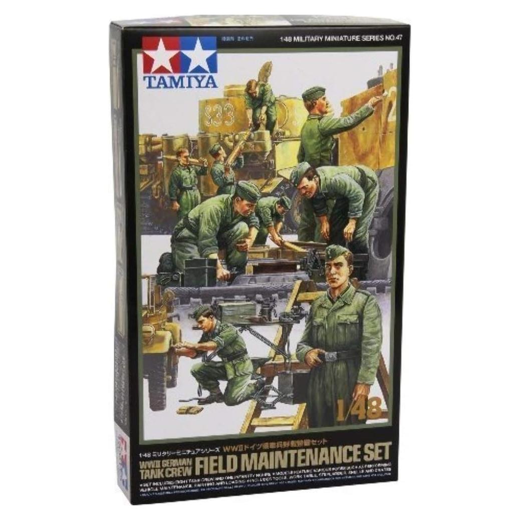 Conjunto Mantenimiento Tanque Alemán WWII Tamiya 1/48