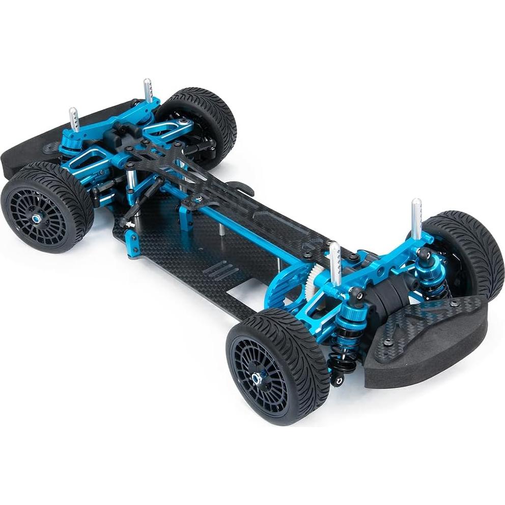 Chasis RC Turismo MOHERO 1/10 Aluminio y Carbono para TT01