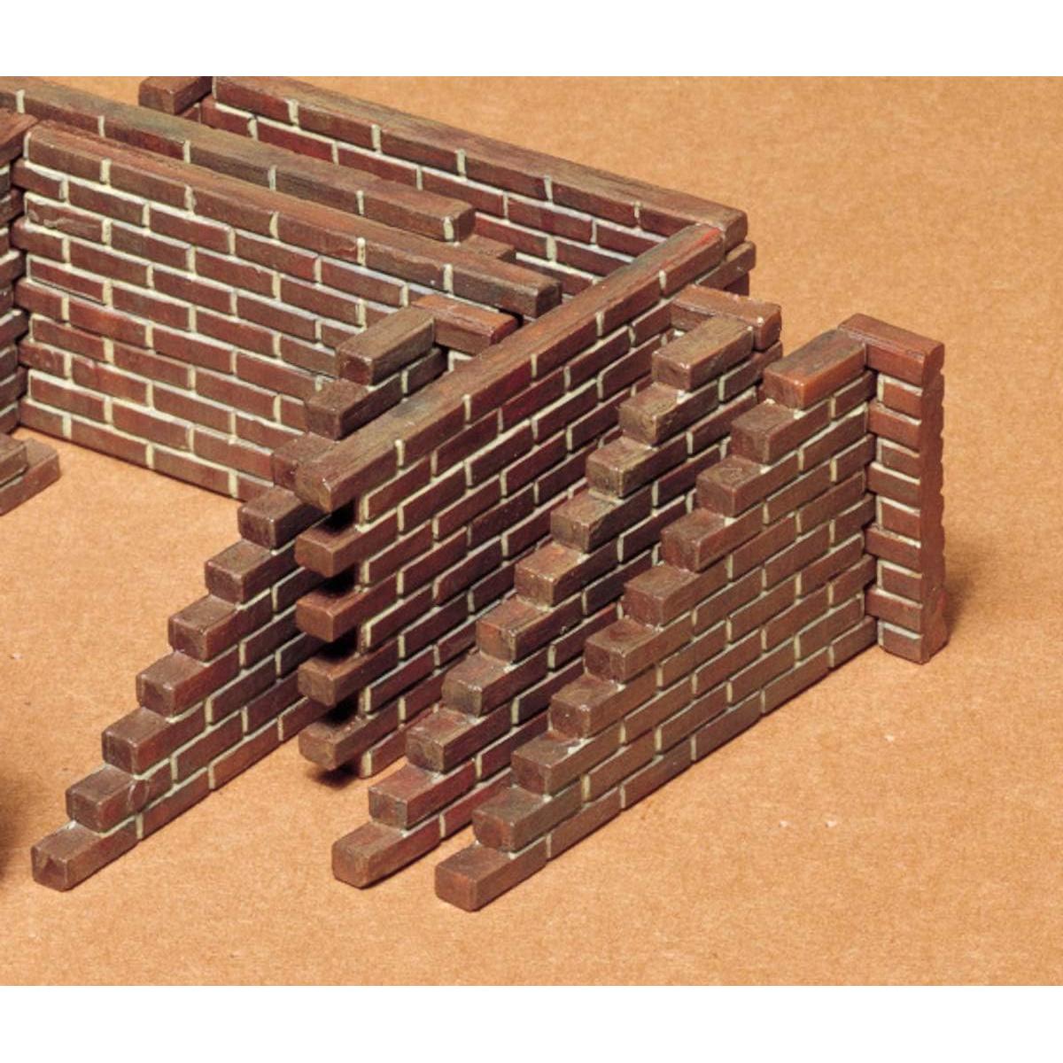 Juego de Pared de Ladrillos Tamiya 1/35 - 22 Piezas