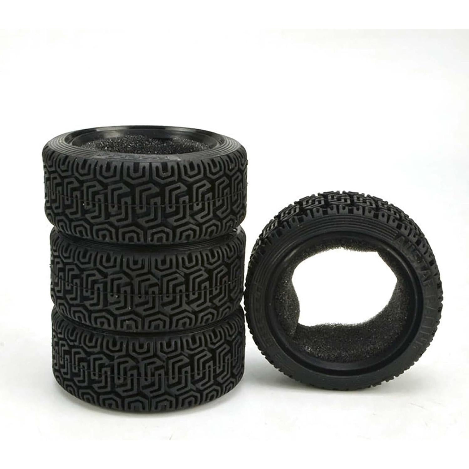 Neumáticos de Caucho 1/10 LAFEINA 68mm para Coche RC Rally
