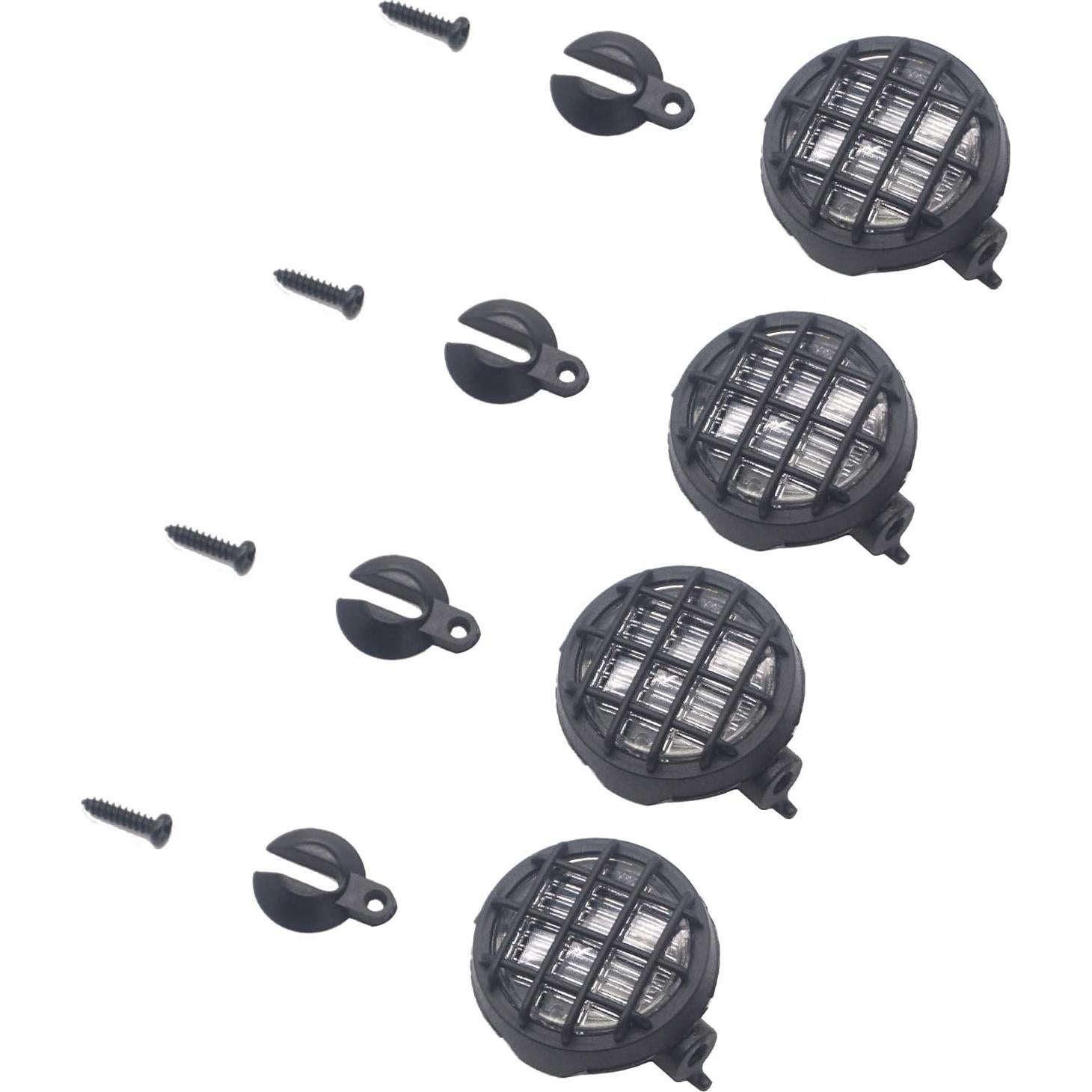 Faros LED Blancos para Coche RC ShareGoo 4 Piezas 5mm