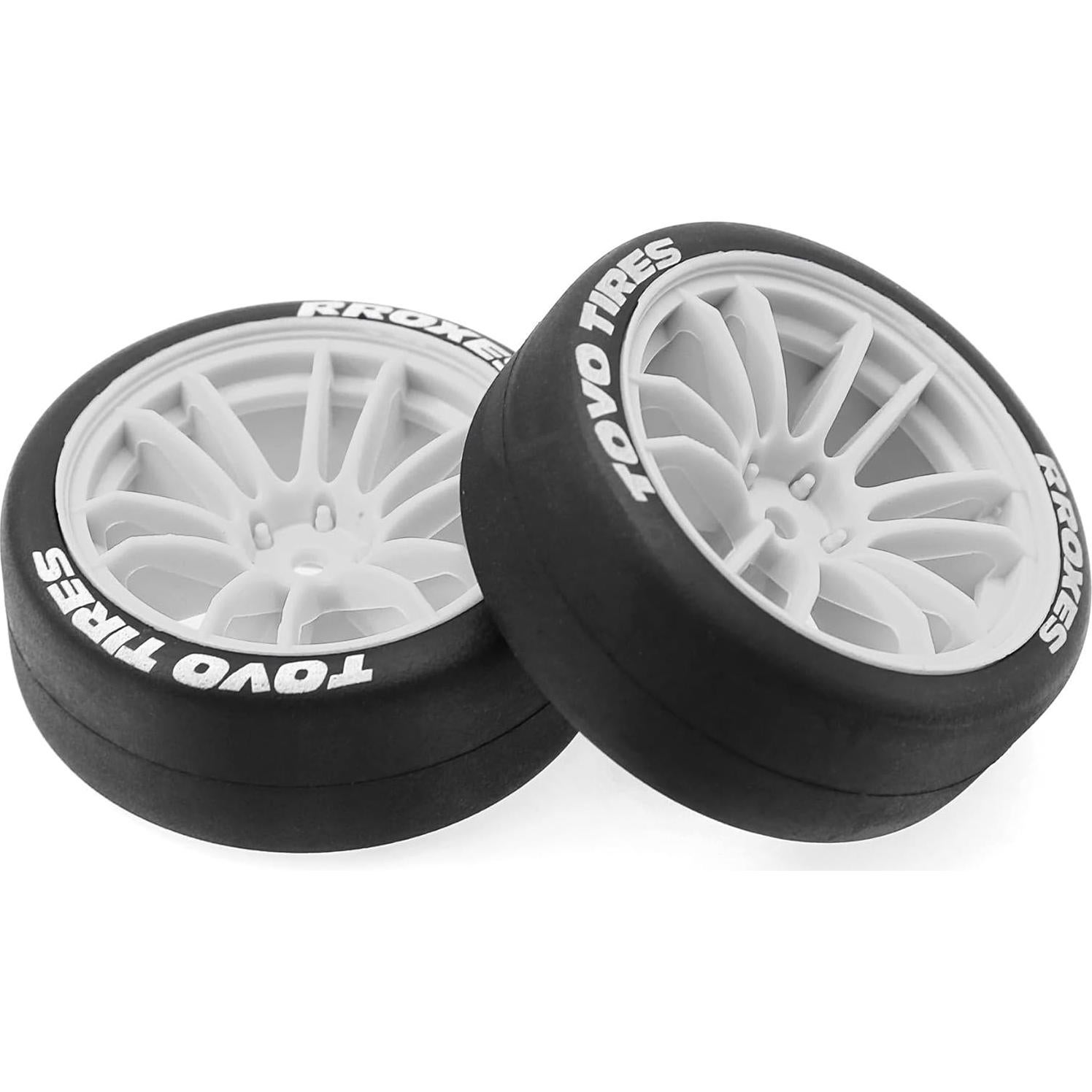Neumáticos de Drift RC 1/10 Chanjorlin 65mm 4 Pcs Blanco