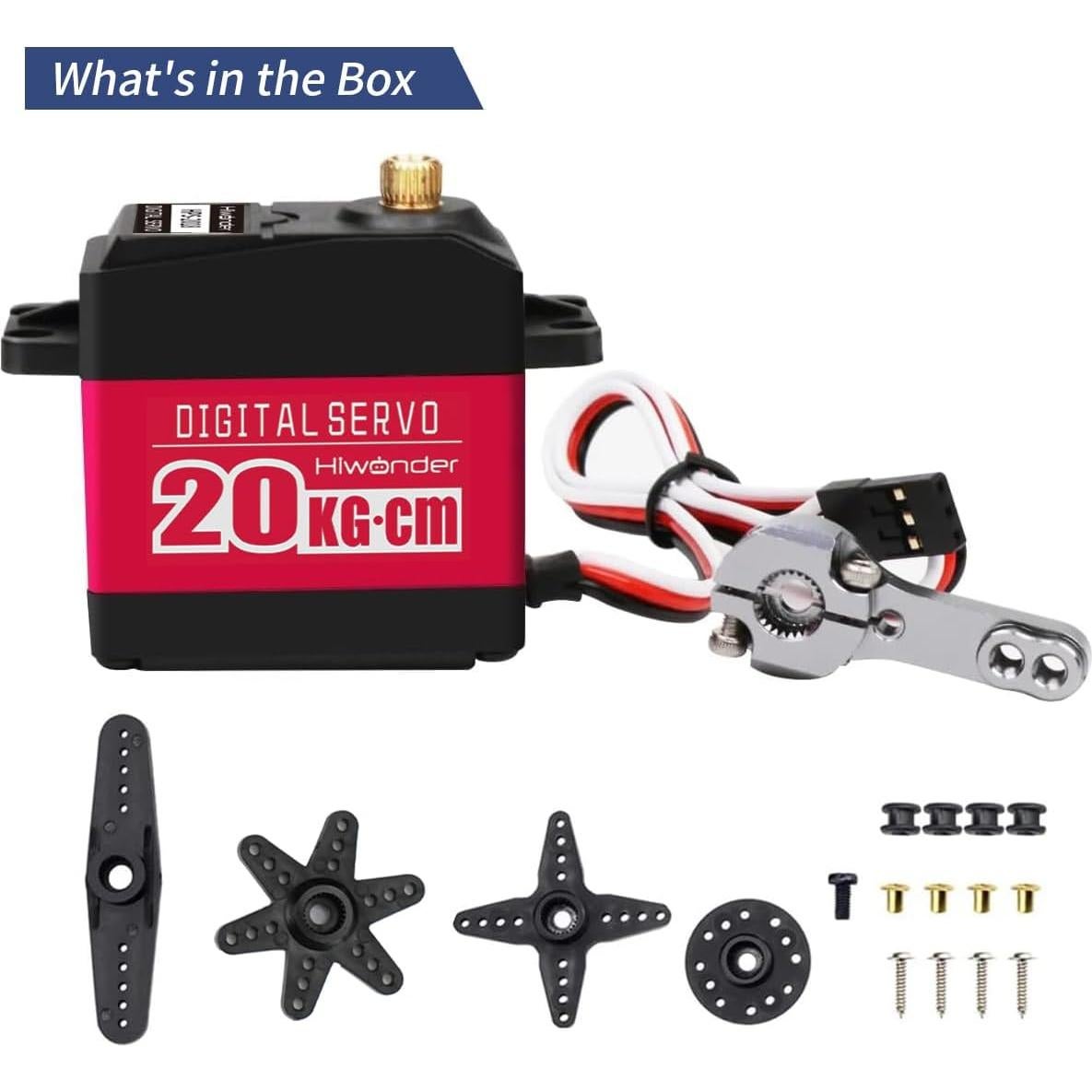 Servo Motor Digital 20KG LewanSoul LD-20MG 180° Impermeable