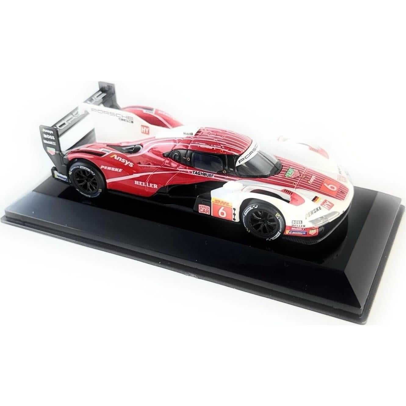 Modelo Diecast Porsche 963 #6 1:43 Bburago con Caja Acrílica