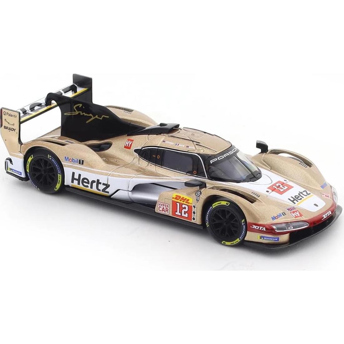 Coche Diecast Bburago Porsche 963 #12 24Hr Le Mans 1/43