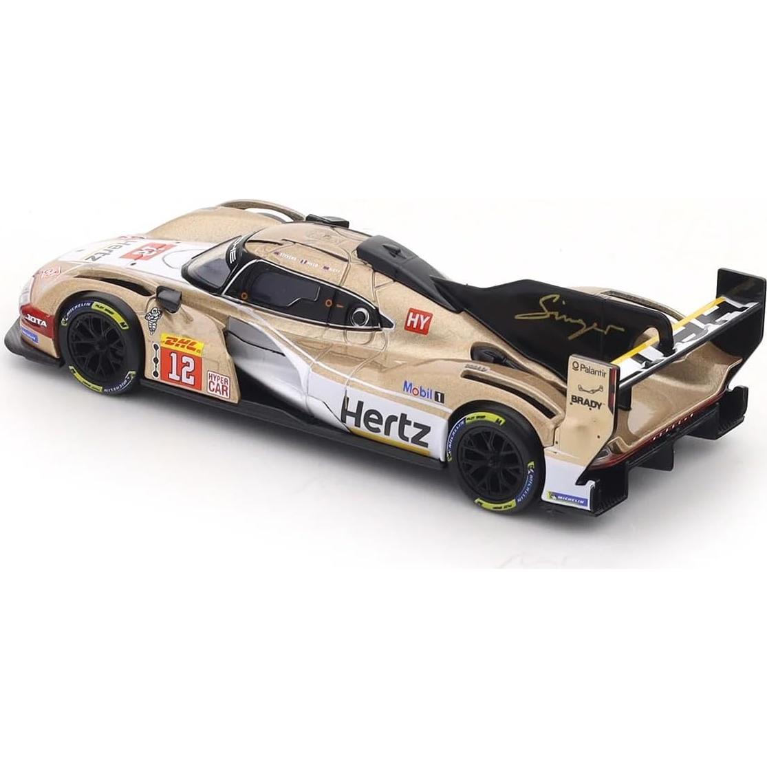 Coche Diecast Bburago Porsche 963 #12 24Hr Le Mans 1/43