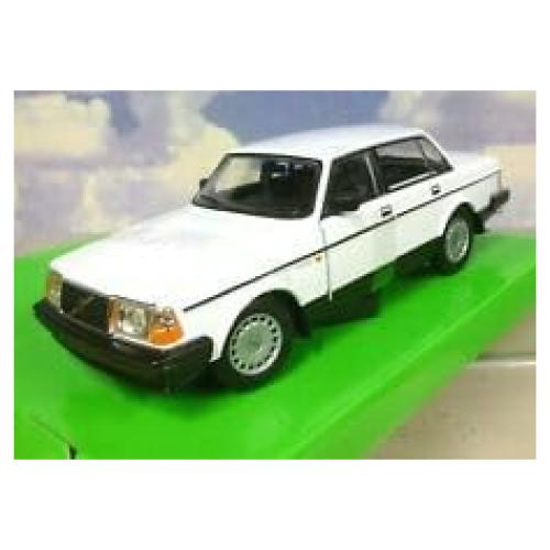 Coche Diecast 240 GL Blanco Welly 1/24 con Detalles