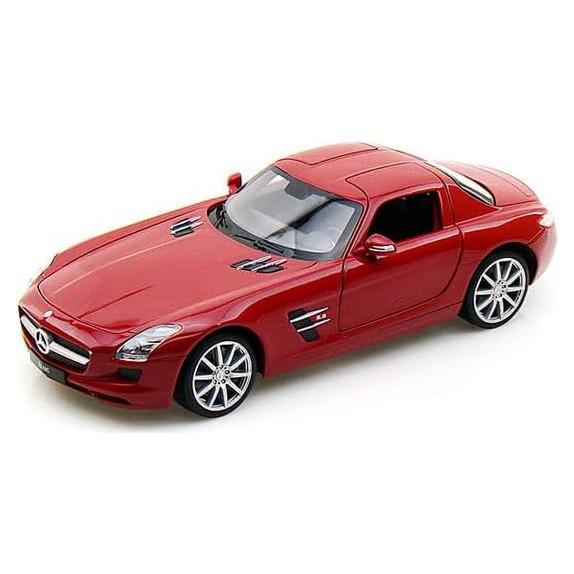 Modelo de Coche Diecast SLS AMG Rojo Welly 1:24