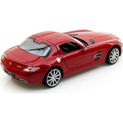 Modelo de Coche Diecast SLS AMG Rojo Welly 1:24