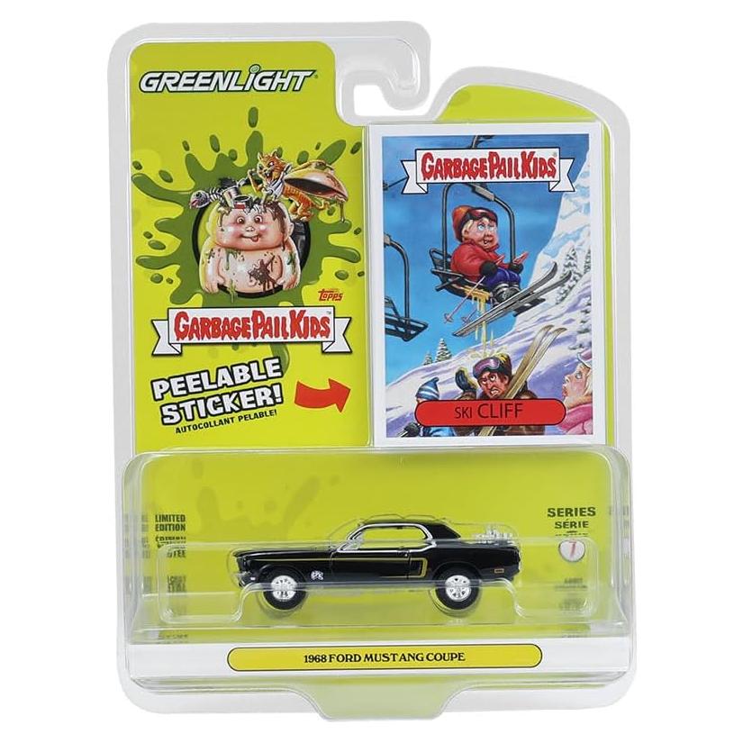 Coche de Metal Fundido Greenlight 54110-C 1:64 Basura Pail Mustang 1968