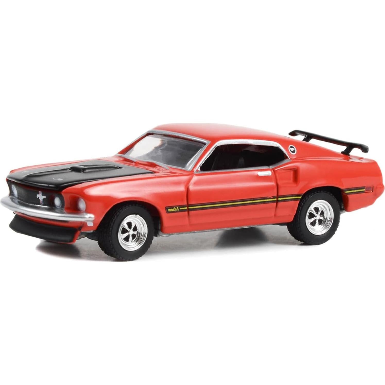 Auto a Escala 1:64 Greenlight Mustang 1969 Rojo Carrera