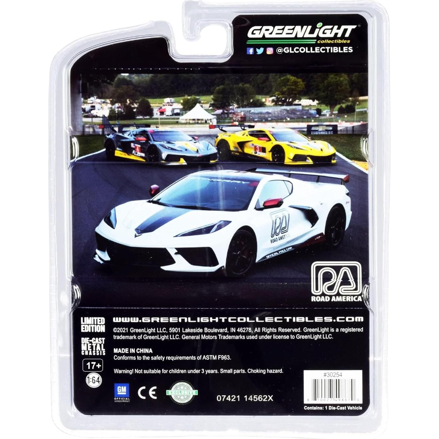 Auto de Seguridad Greenlight 30254 Chevrolet Corvette C8 1:64
