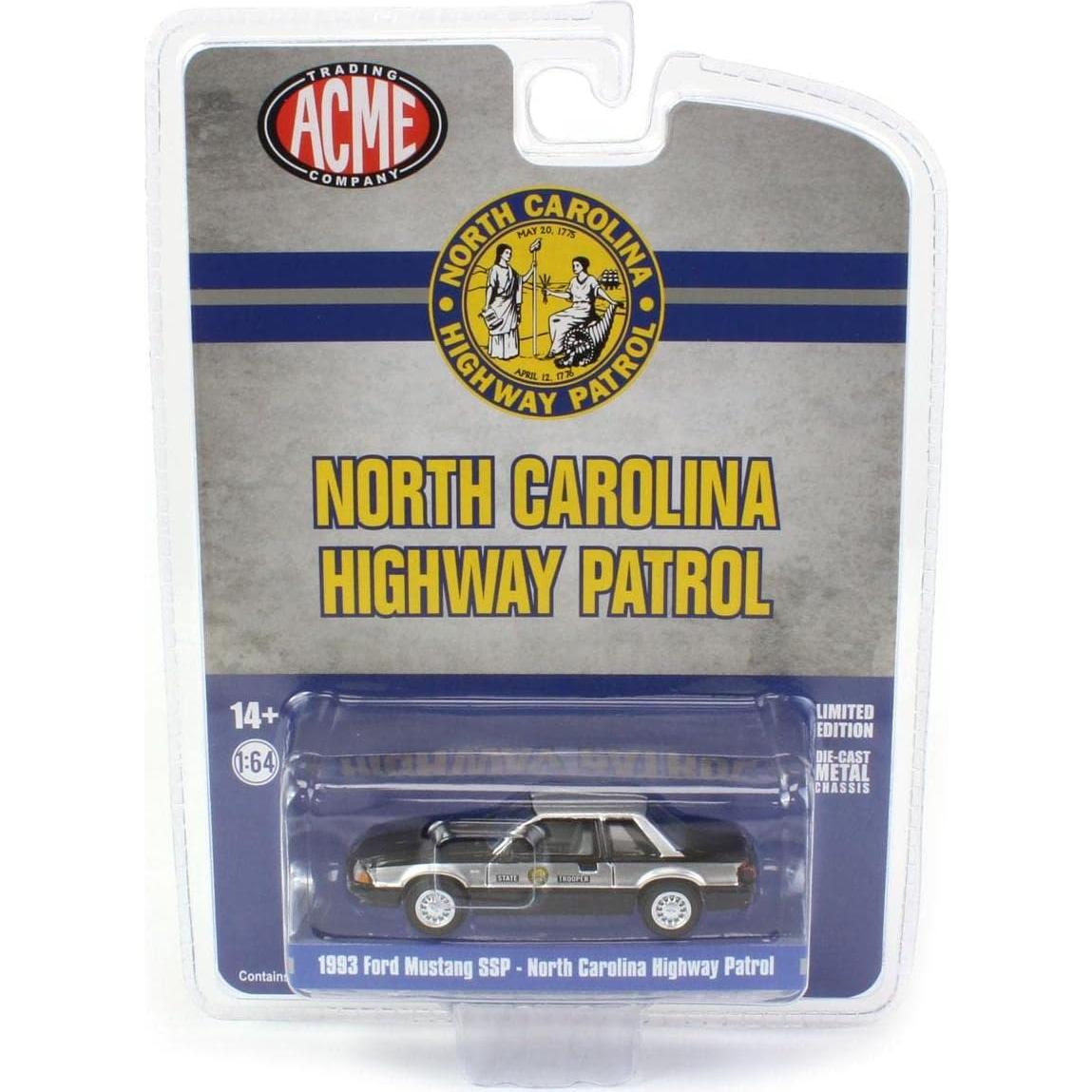 Ford Mustang SSP 1993 Greenlight Patrulla Carolina del Norte