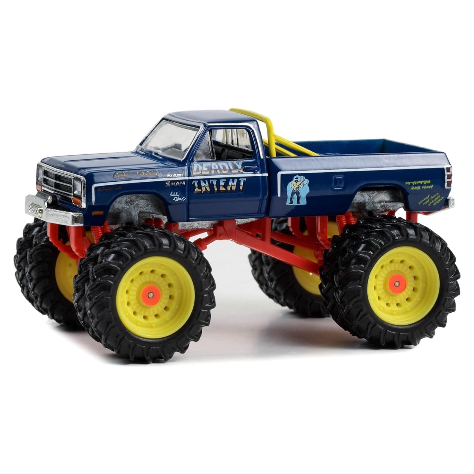 Coche Diecast 1986 Dodge Ram D-250 Monster Truck Greenlight