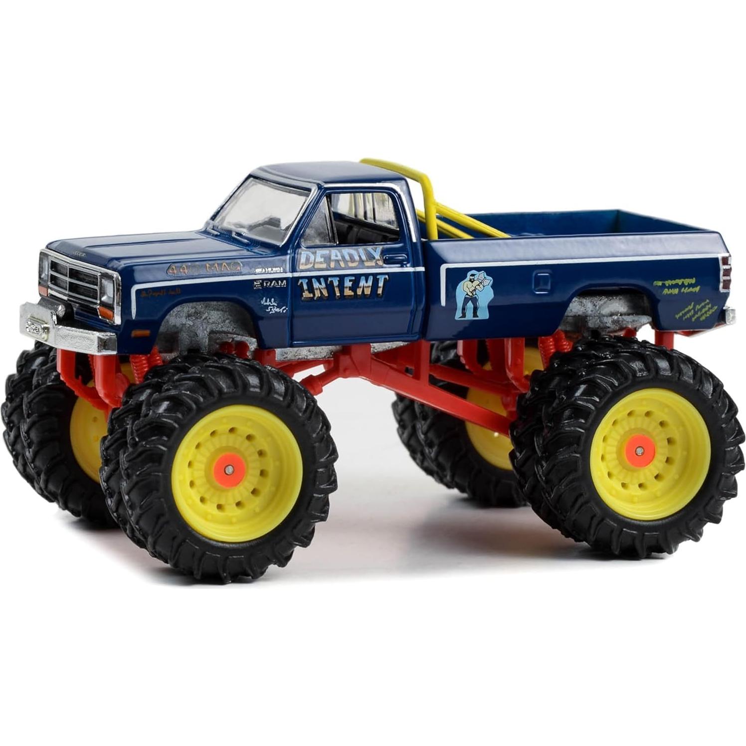 Coche Diecast 1986 Dodge Ram D-250 Monster Truck Greenlight