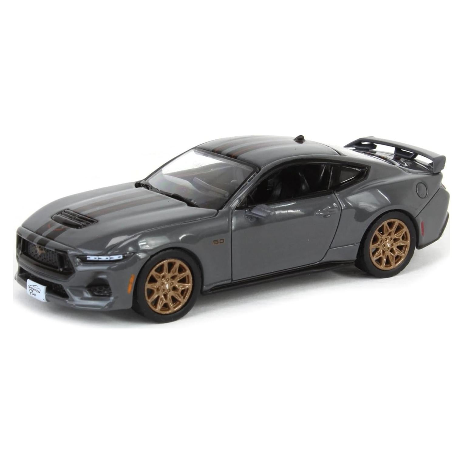 Coche a Escala 1/64 Ford Mustang GT 2024 Gris Oscuro