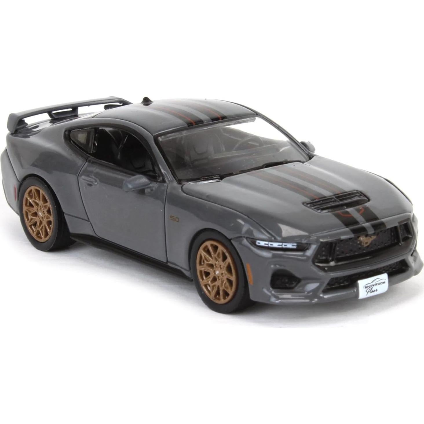 Coche a Escala 1/64 Ford Mustang GT 2024 Gris Oscuro