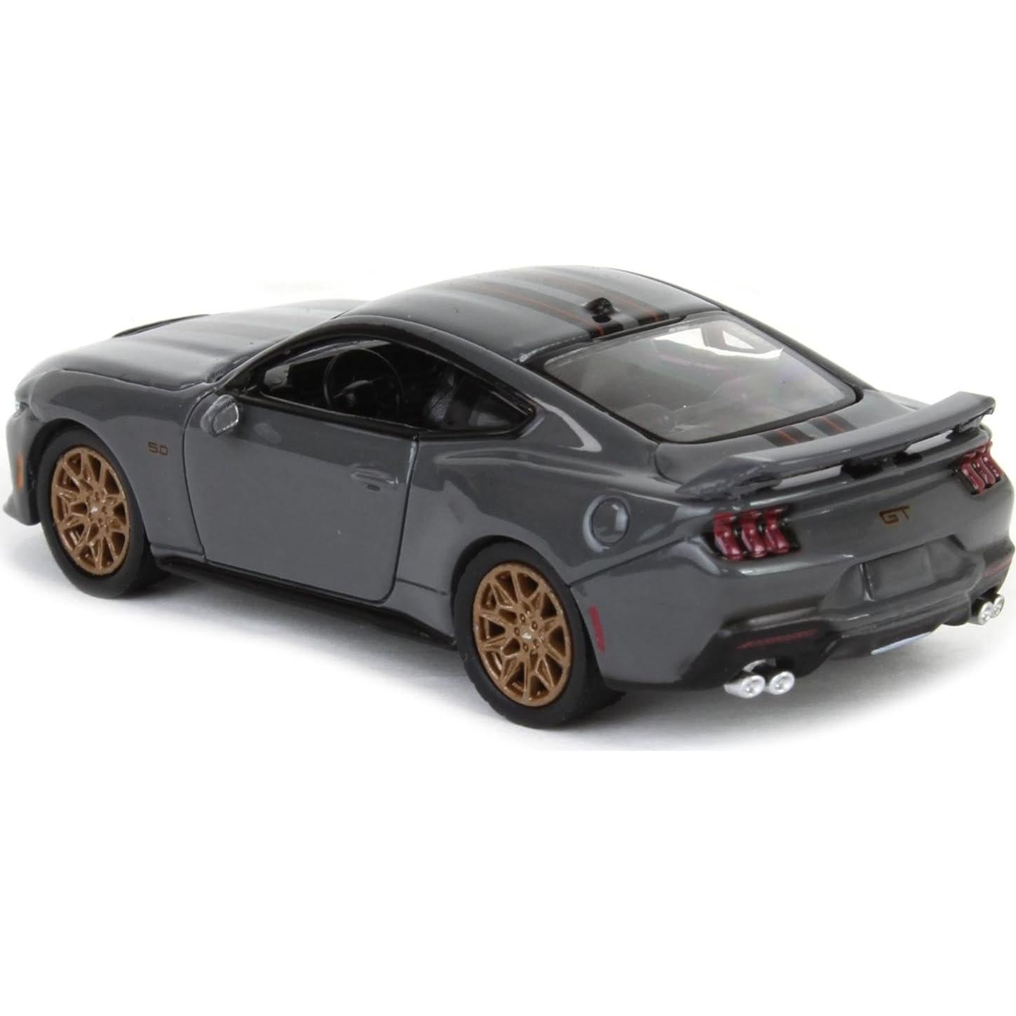 Coche a Escala 1/64 Ford Mustang GT 2024 Gris Oscuro