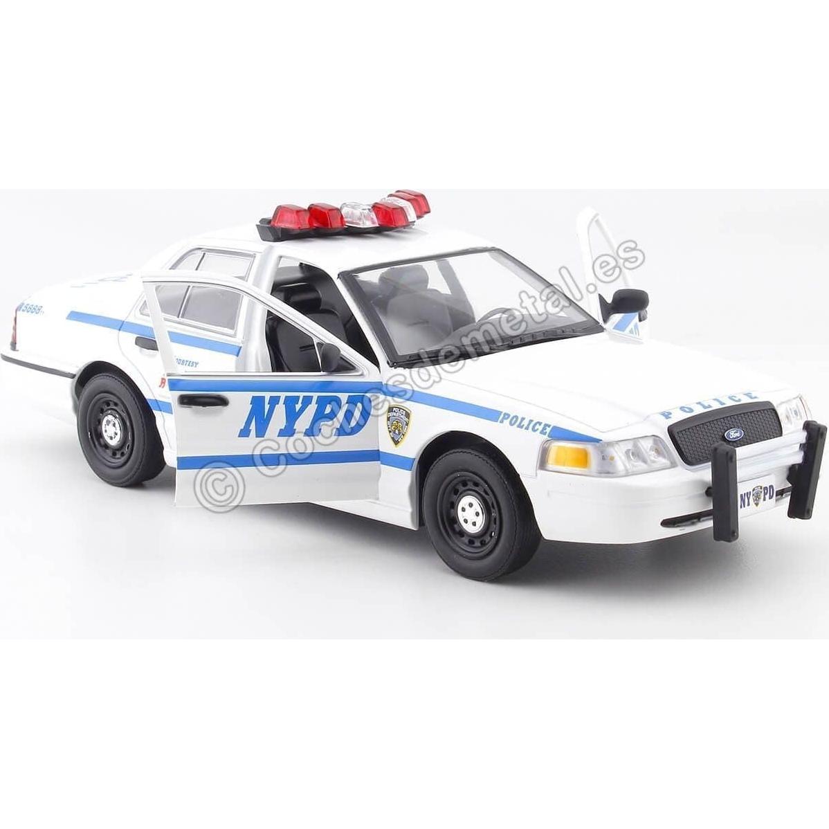 Coche Diecast Ford Crown Victoria 2011 NYPD Greenlight 1/24