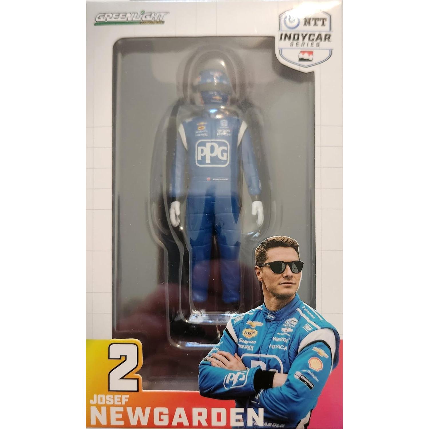 Figurita piloto de carreras Greenlight 1:18 Josef Newgarden