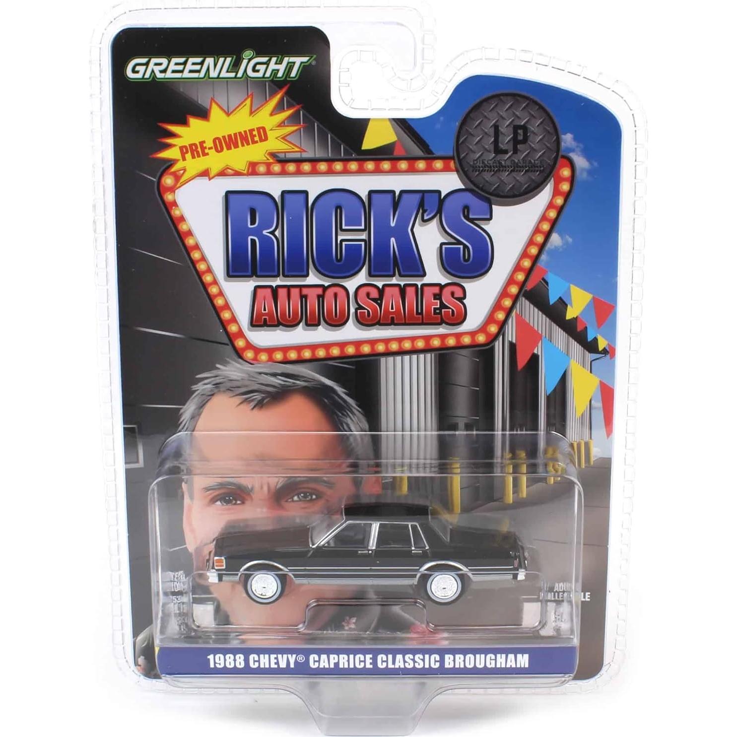 Modelo a Escala 1/64 Chevy Caprice 1988 GreenLight Negro