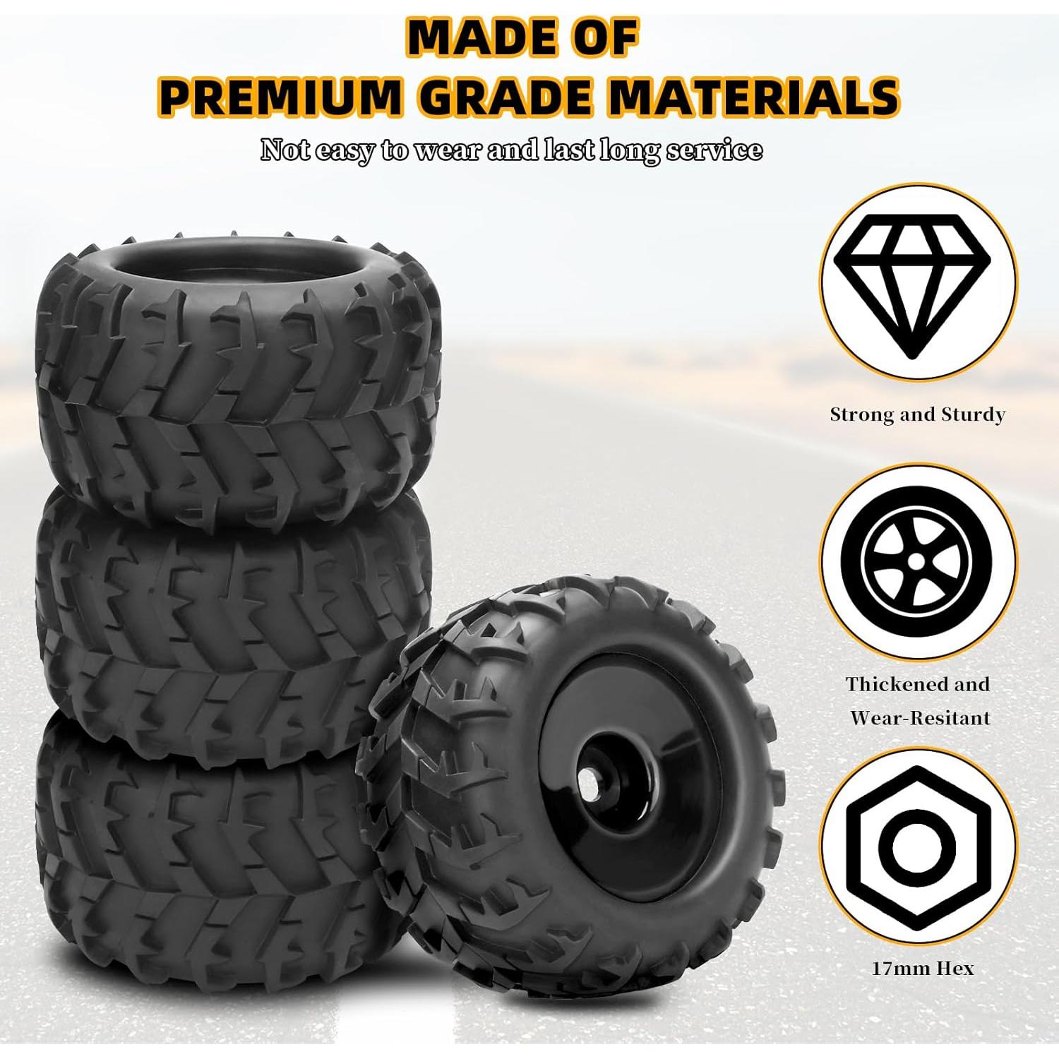 Ruedas y Neumáticos RC 1/8 Daitoku 150mm 17mm Hexagonal