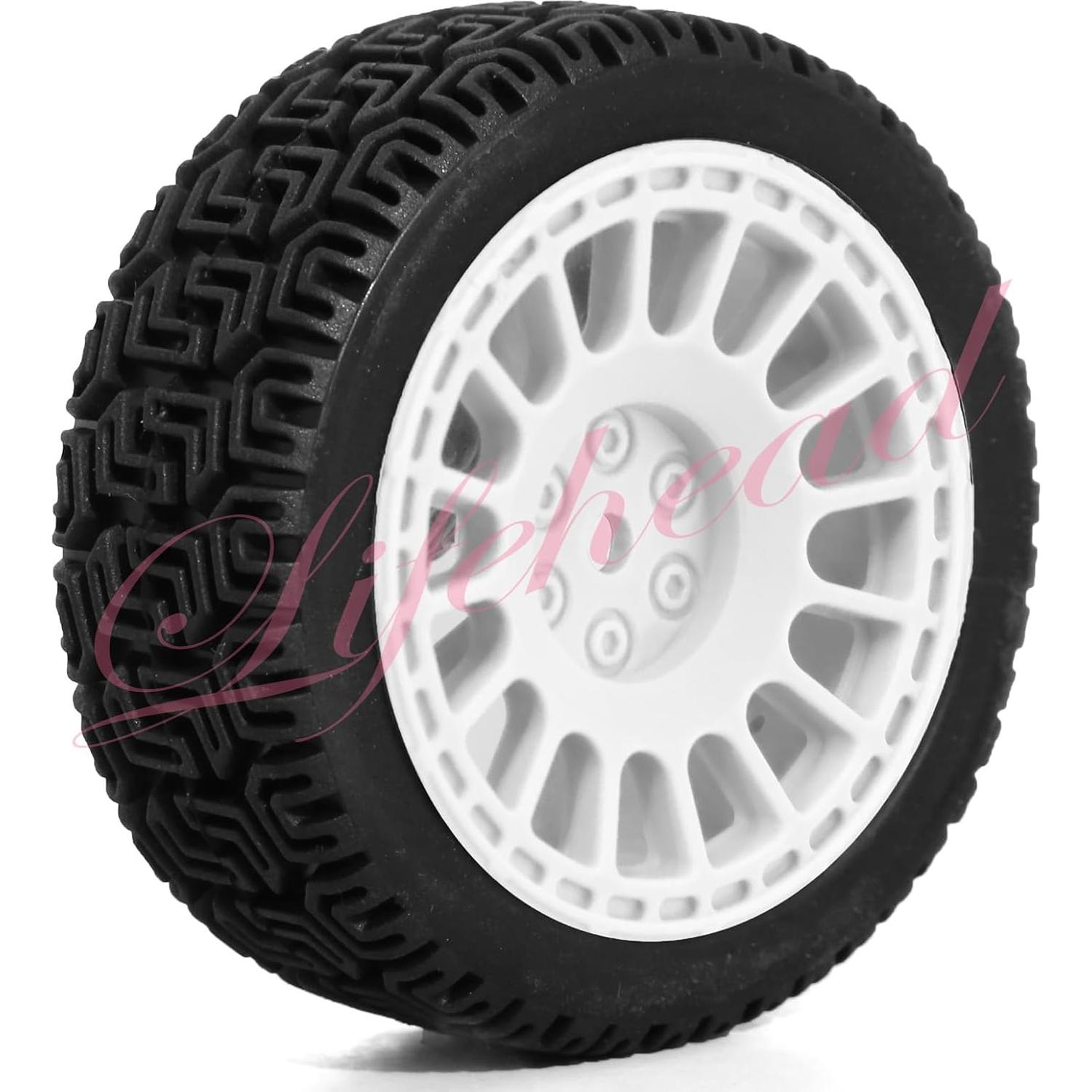 Neumáticos y Ruedas RC Lifehead 1/10 68mm Caucho 4 Piezas