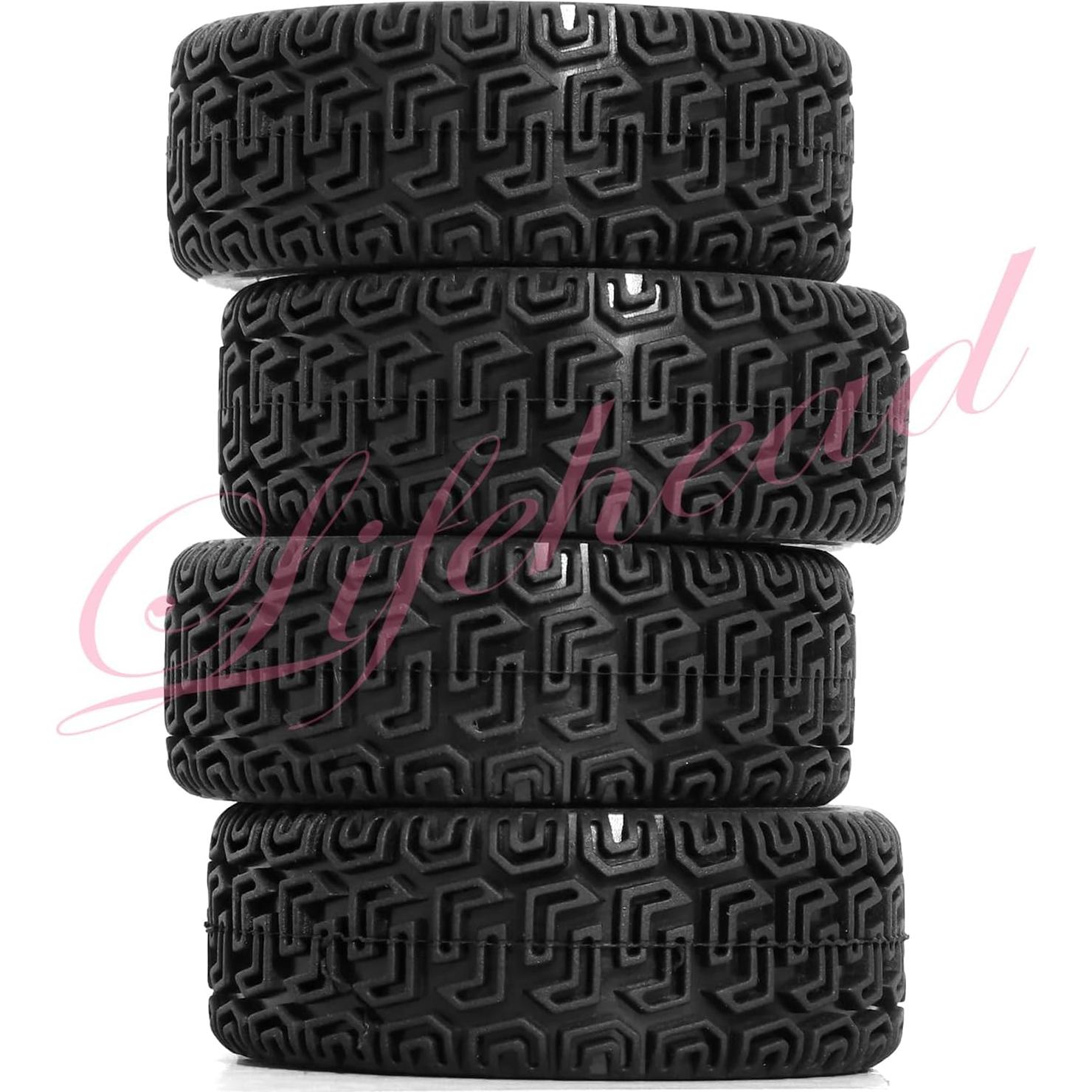 Neumáticos y Ruedas RC Lifehead 1/10 68mm Caucho 4 Piezas